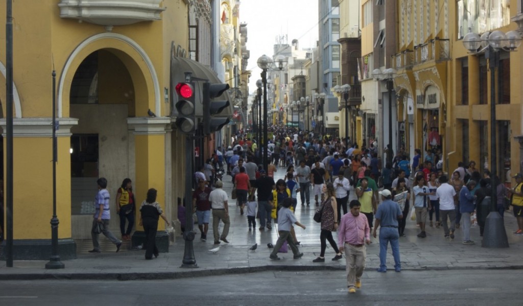 Lima's historical center is crowded with tourist. What else?